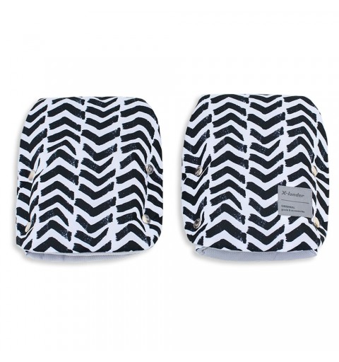 X-lander X-MUFF ART - mufka Rękawice do wózka, sanek | Frenzy Zebra